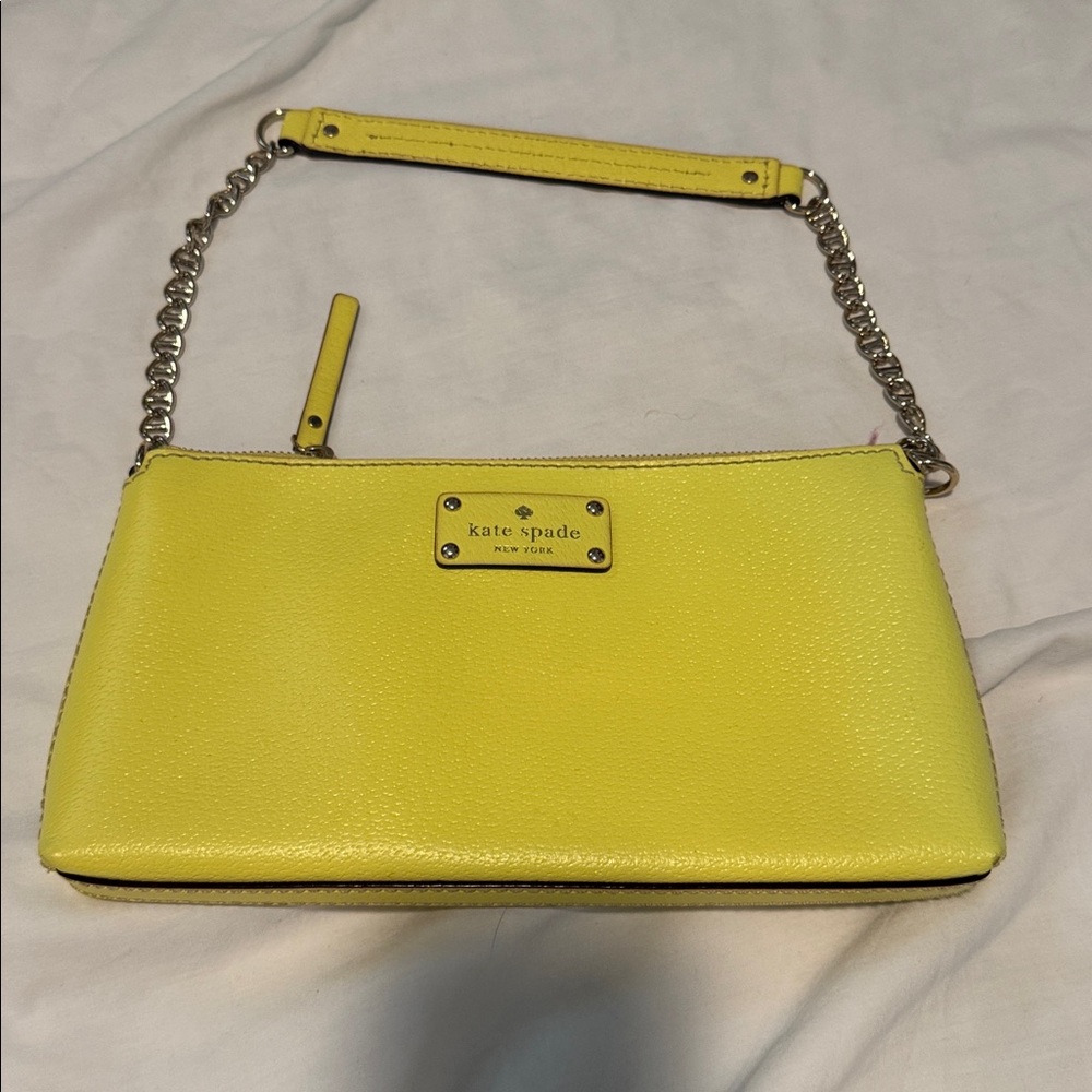 Kate Spade  Yellow Chain Shoulder Bag